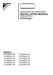 FTXS20-25K,CTXS15-35K,ATXS20-25K_3PEN363588-1G_Installation manual_English download